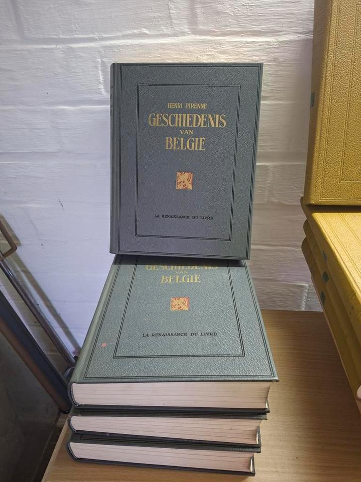 4-delige reeks "Geschiedenis van België" door Henri Pirenne, Boeken, Encyclopedieën, Ophalen of Verzenden