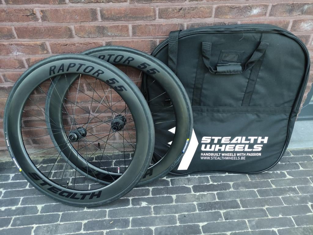 Carbon wielen 55m hoog, Fietsen en Brommers, Fietsonderdelen, Stealth, Racefiets, Carbon, Ophalen