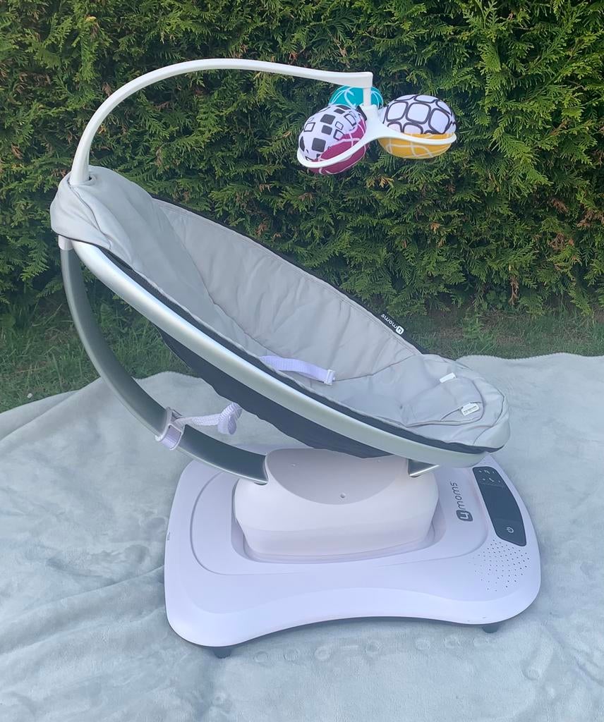 4moms MamaRoo Elektrische Baby Schommelstoel/Wipstoel Grijs, Kinderen en Baby's, Wipstoeltjes, Zo goed als nieuw, Schommelstoel