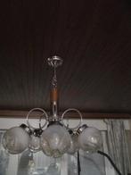 lustre vintage à vendre, Enlèvement, Comme neuf, Bois, Retro