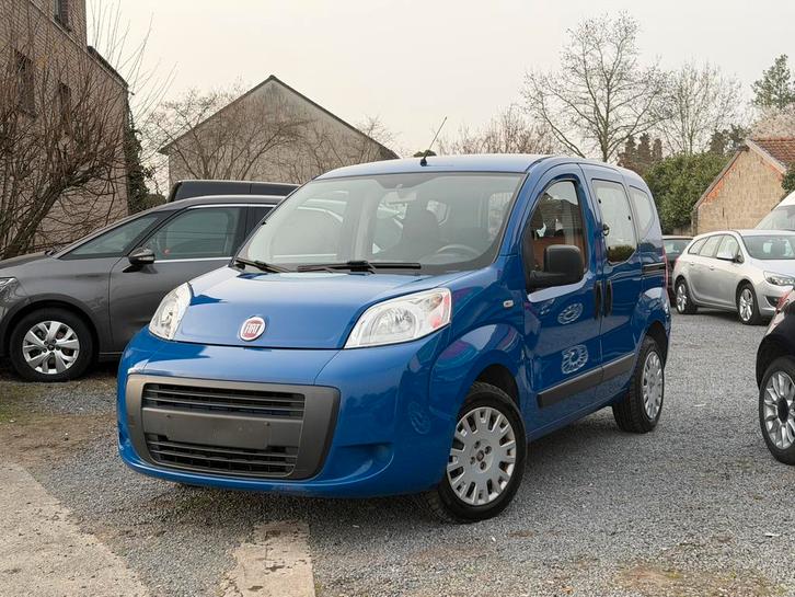 Fiat Qubo 1.4 Benzine – Airco – 111.000 km – 5 Zitplaatsen, Auto's, Fiat, Bedrijf, Te koop, Qubo, ABS, Airbags, Airconditioning