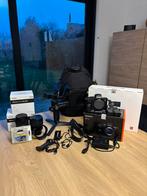 Sony A7R IV + 2 lenzen + accessoires + rugzak, Ophalen, Zo goed als nieuw, Sony
