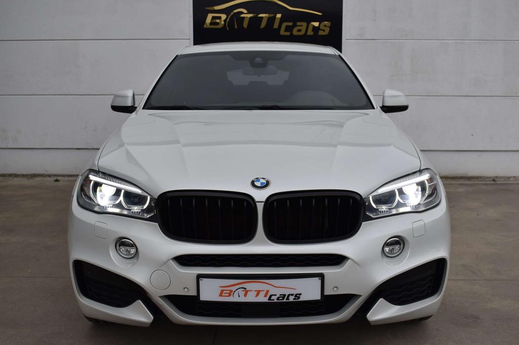 BMW X6 xDrive30d* M-Sport* Shadow-line* 20" Velgen, Autos, BMW, Cuir, Euro 6, Entreprise, Noir