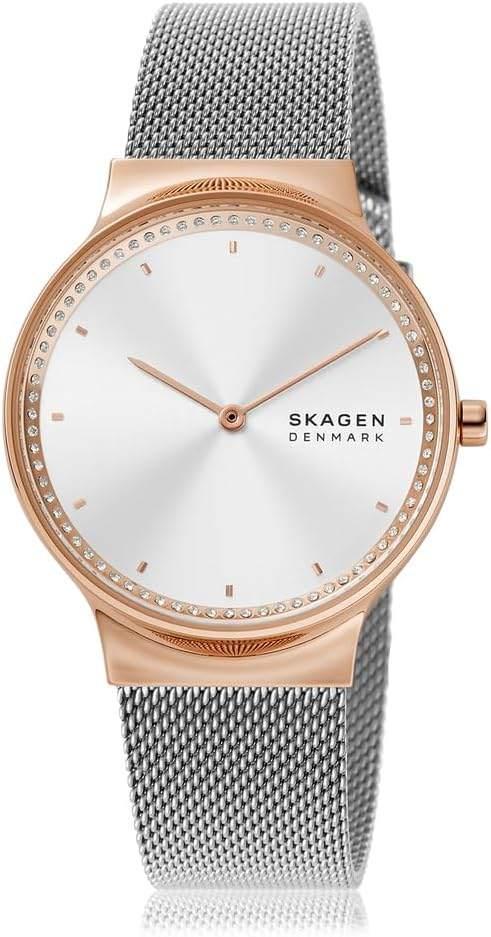 Skagen dameshorloge, Handtassen en Accessoires, Horloges | Dames, Nieuw, Polshorloge, Overige merken, Staal, Staal, Ophalen of Verzenden