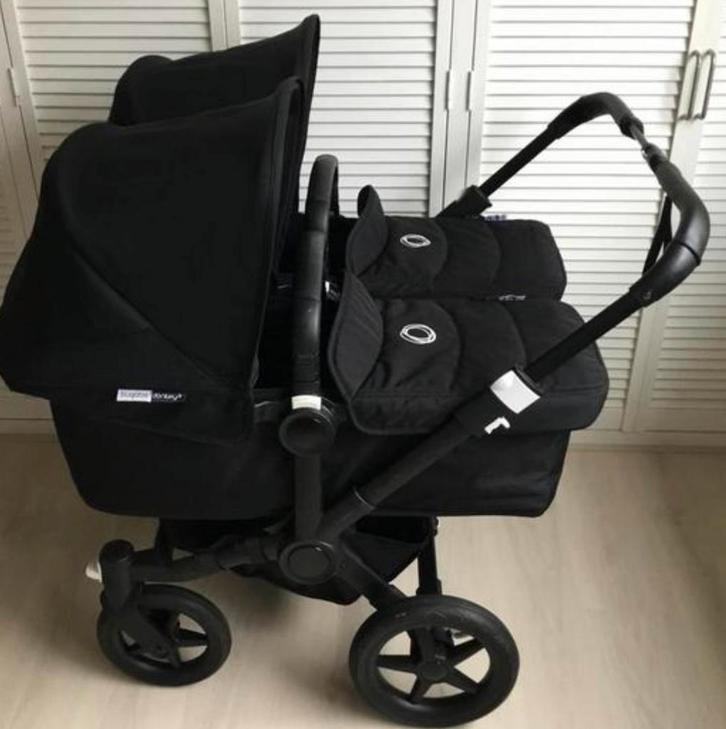 Bugaboo donkey 3 Duo Twin Melange Gray +2x maxi Cosi, Kinderen en Baby's, Tweelingen en Meerlingen, Zo goed als nieuw, Ophalen