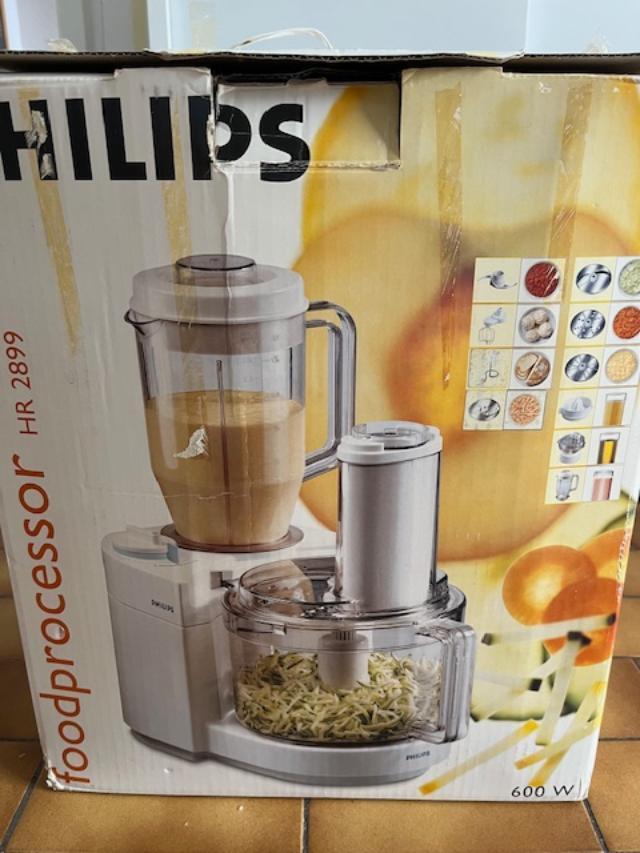 Philips keukenrobot, Elektronische apparatuur, Keukenmixers, Zo goed als nieuw, 3 snelheden of meer, Vaatwasserbestendig, Ophalen