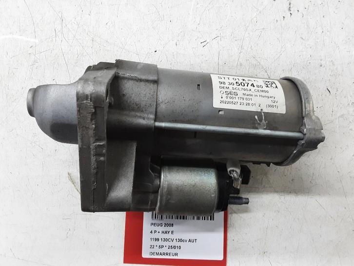 STARTMOTOR 2008 (UD / UK / UR / US / UX) (9830507480), Auto-onderdelen, Motor en Toebehoren, Peugeot, Gebruikt