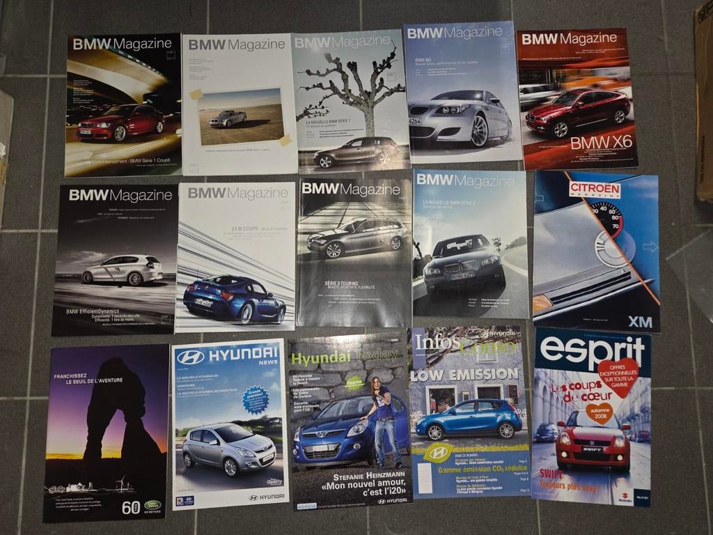 Lot de brochures automobiles | Gamma Magazine News, Enlèvement ou Envoi