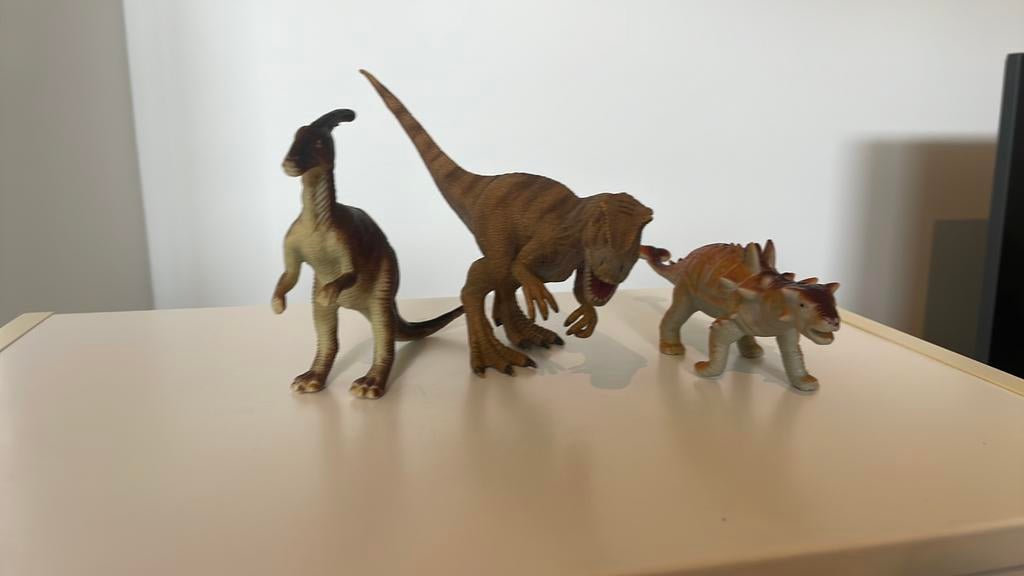 Drie dinosaurussen, Verzamelen, Ophalen, Zo goed als nieuw