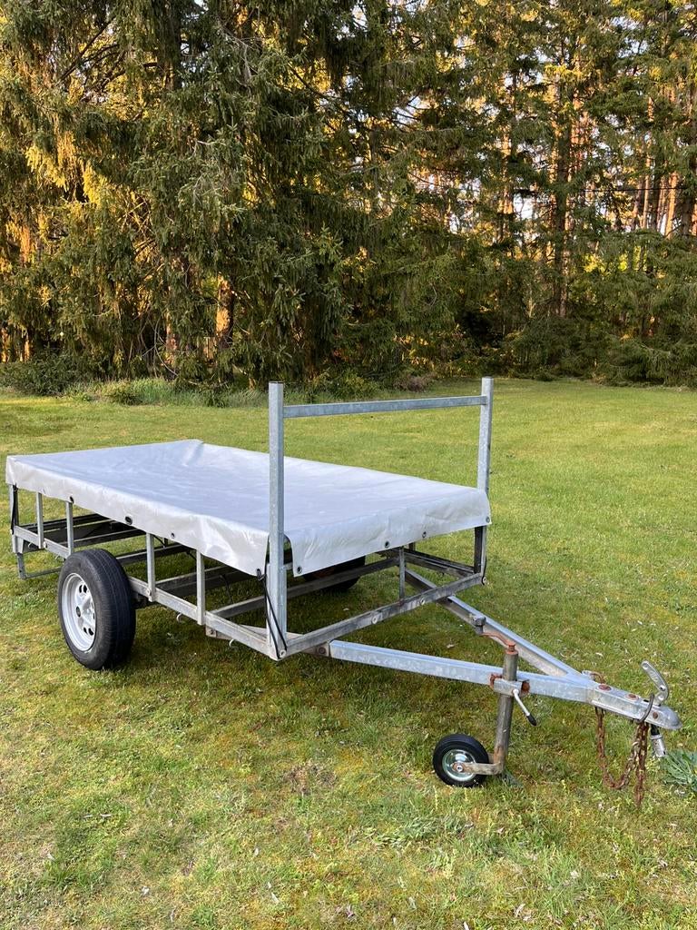 Remork met zeil, Ophalen, Zo goed als nieuw