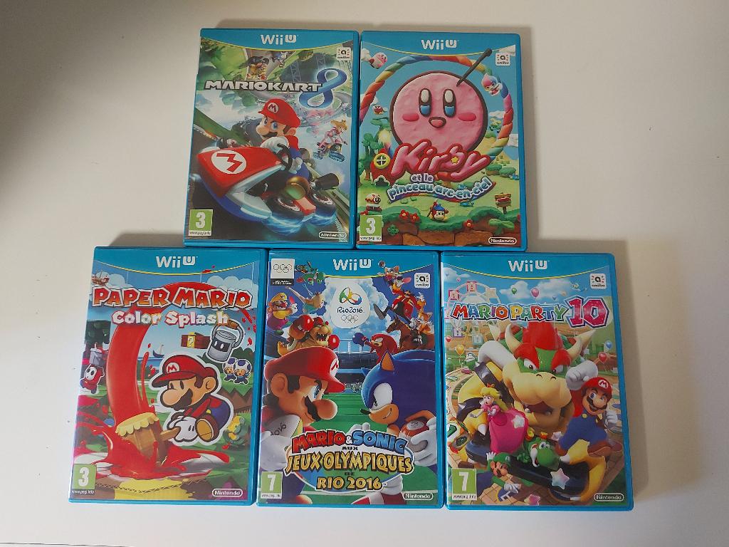 5 Jeux Nintendo Wii U, Consoles de jeu & Jeux vidéo, Jeux | Nintendo Wii U, Online, Enlèvement ou Envoi, Aventure et Action, Comme neuf