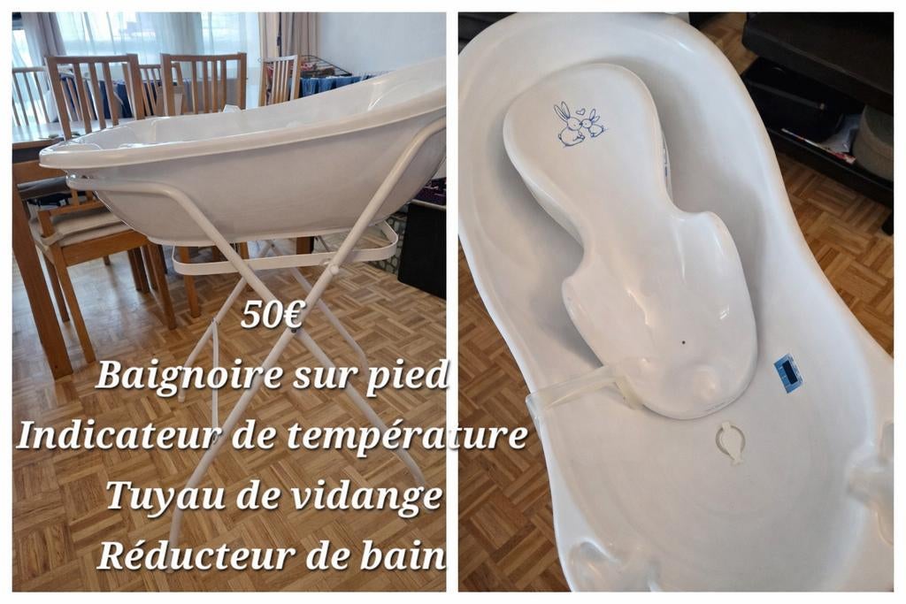 Baignoire sur pied, Enfants & Bébés, Enlèvement, Baignoire
