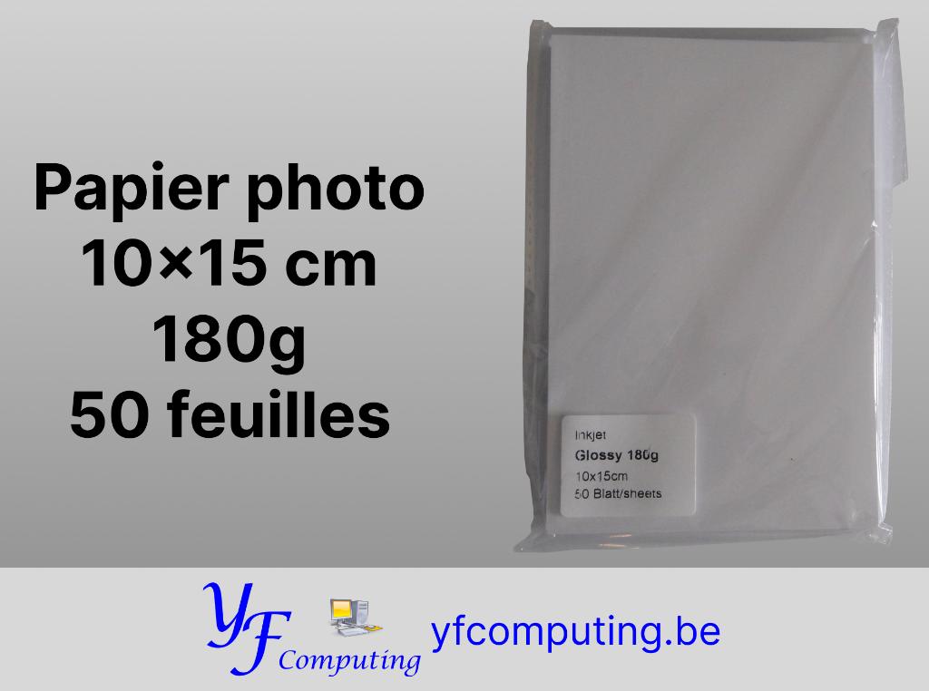 Papier photo 10x15 cm 180g – 50 feuilles – Neuf, Enlèvement ou Envoi, Neuf