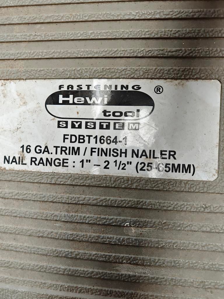 Nagel pistool luchtdruk, Ophalen