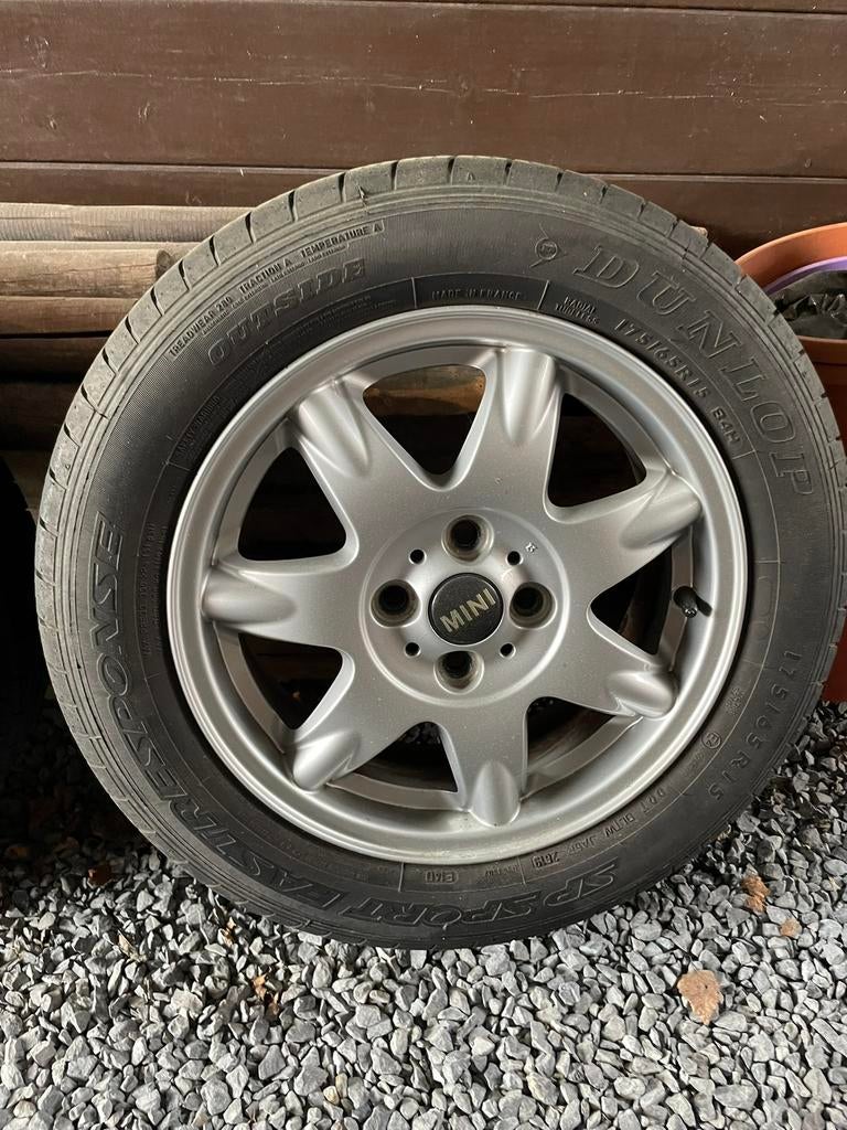 Jeu de jantes alu Mini R50, Autos : Pièces & Accessoires, 15 pouces, Pneus et Jantes, 175 mm, Véhicule de tourisme