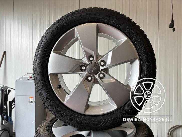 Audi TT 8S Velgen + Winterbanden Origineel Dunlop 5x112 AO, Auto-onderdelen, Banden en Velgen, Banden en Velgen, Winterbanden