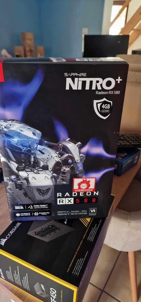 Saffier RADEON RX 580 4 GB GDDR5 NITRO+, Computers en Software, Videokaarten, AMD, PCI, GDDR5, Ophalen
