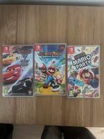 Nintendo Switch games: Super mario Party, Mario Rabbids, Car, Games en Spelcomputers, Games | Nintendo Switch, Ophalen of Verzenden