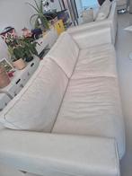 Salon Ikea leer wit, Ophalen, Gebruikt, 150 tot 200 cm, Driepersoons