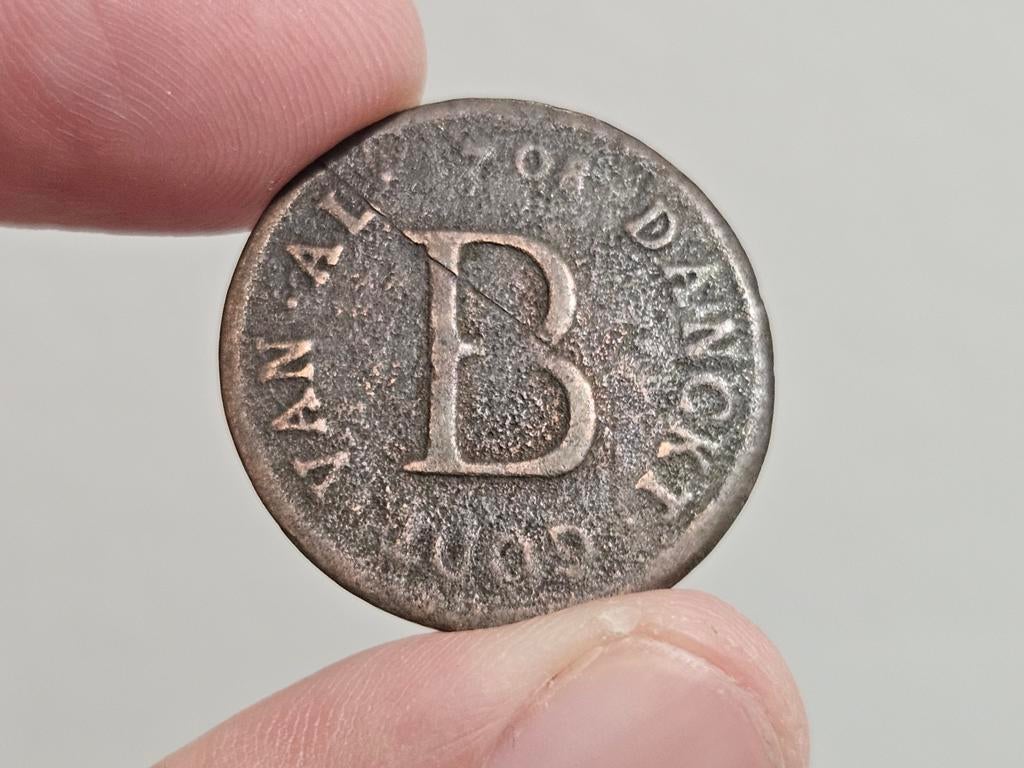 Zeldzame broodpenning Antwerpen 1708, Verzenden