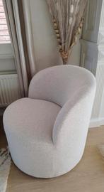 2 gezellige fauteuils draaibaar, chique beige stof, nieuw, Ophalen, Nieuw