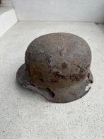 WW2 casque Allemand avec couleur et nom trouver dans l’eau, Enlèvement ou Envoi
