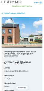 Woning met bedrijfsruimte te koop.(Volledig Gerenoveerd)., Habitation avec espace professionnel, 234 kWh/m²/an