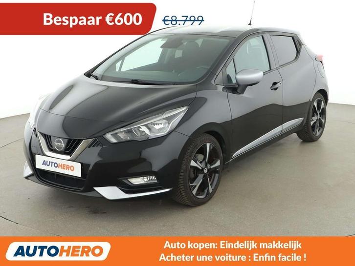 Nissan Micra 0.9 Acenta (bj 2017), Auto's, Nissan, Te koop, Micra, 360° camera, ABS, Achteruitrijcamera, Airbags, Airconditioning