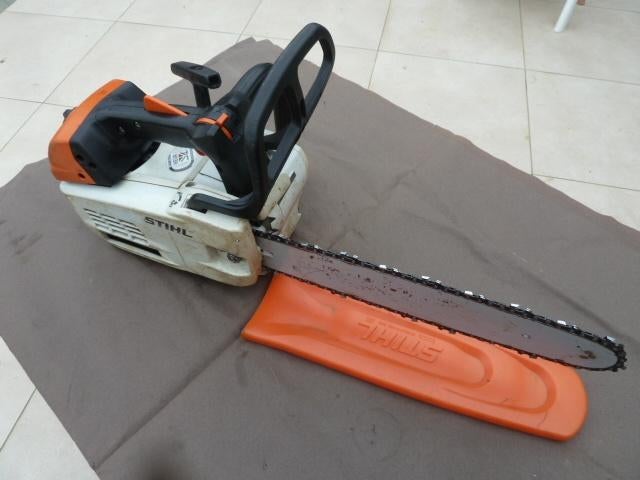 Kettingzaag Sthil MS 201 T, Tuin en Terras, Hand-tuingereedschap, Gebruikt, Overige soorten, Ophalen