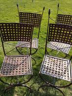 4 chaise de jardin en fer forgé, Enlèvement