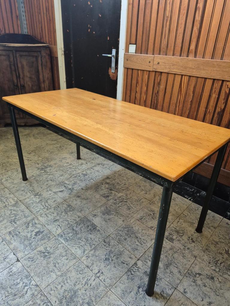 vintage tafel, Huis en Inrichting, Tafels | Eettafels, Ophalen, Gebruikt, 100 tot 150 cm, Vintage