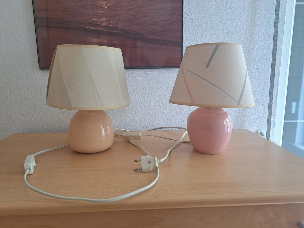 Petites lampes Artlight rose pastel et orange, Enlèvement ou Envoi