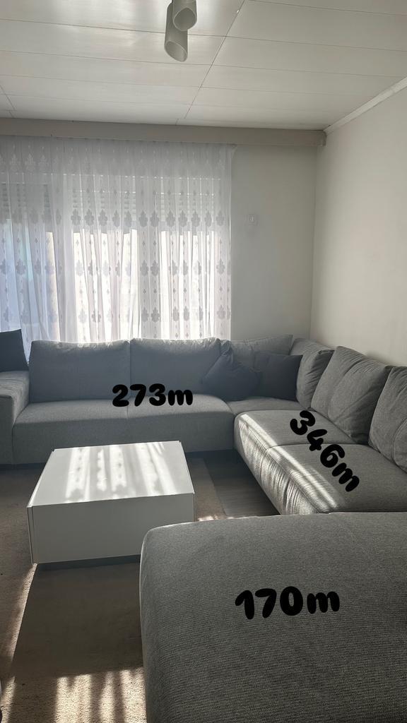 Grijze zetel ( zo goed als nieuw), Huis en Inrichting, Fauteuils, Zo goed als nieuw, Ophalen