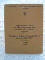 MIVB MIVB — 1976 — zeldzaam en verzamelaar, Verzamelen, Ophalen of Verzenden, Tram