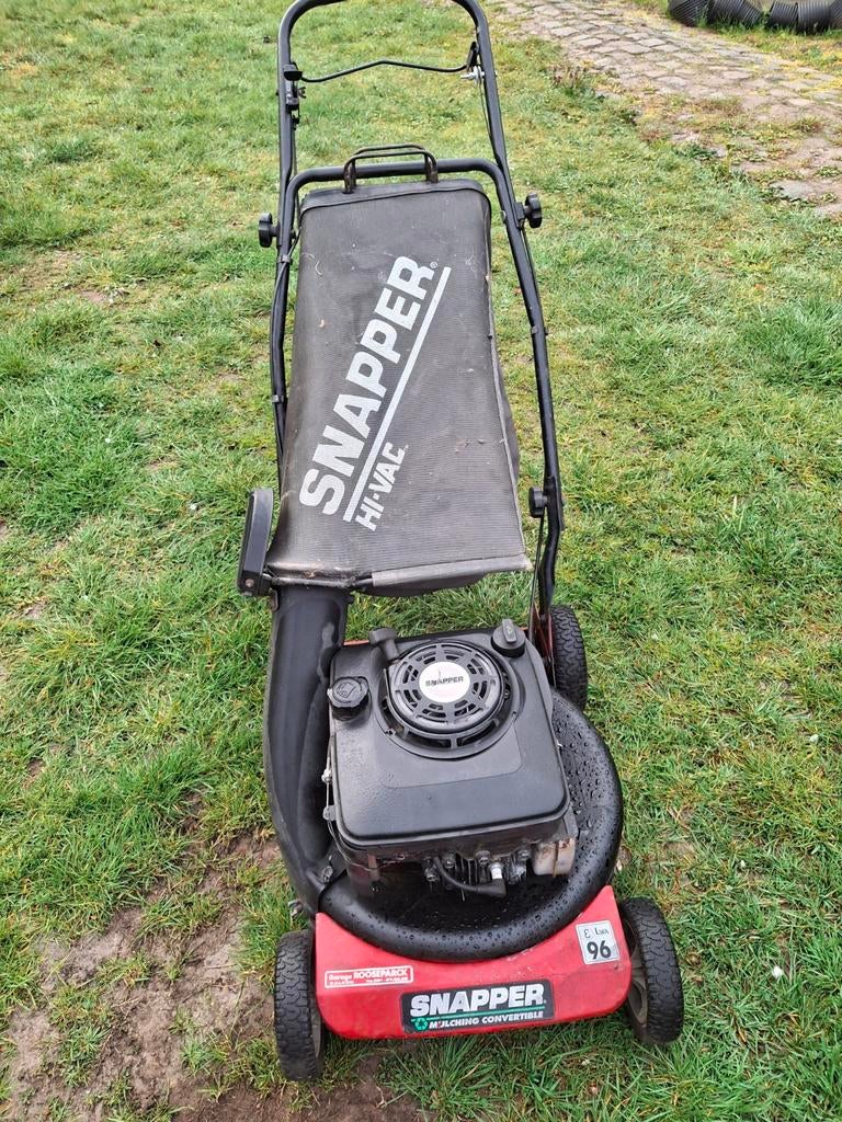 Grasmachine Snapper, Ophalen