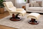 Stressless Spirit (large) set met voetbank, Ophalen, Gebruikt, Leer