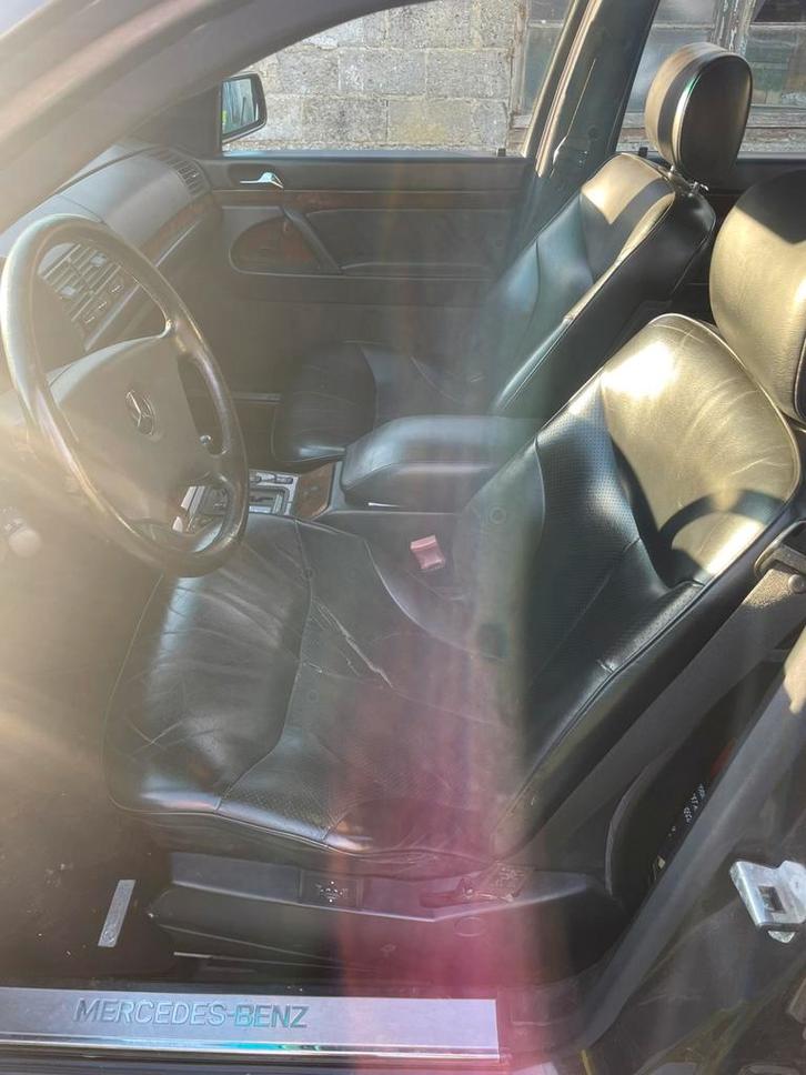 mercedes 300SE W140, Auto's, Mercedes-Benz, Particulier, Open dak, Benzine, Automaat, Zwart, Zwart, Leder