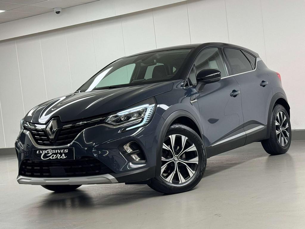 Renault Captur 1.33TCE 140CV MHEV TECHNO EDC CAMERA GPS REG, Automaat, Gebruikt, 1333 cc, Bedrijf