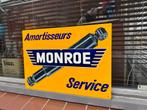 MONROE Schokbrekers oud reclamebord, Ophalen of Verzenden, Gebruikt, Reclamebord