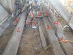 Oude balken Olm, Doe-het-zelf en Bouw, Ophalen, Gebruikt, Overige houtsoorten, 50 mm of meer