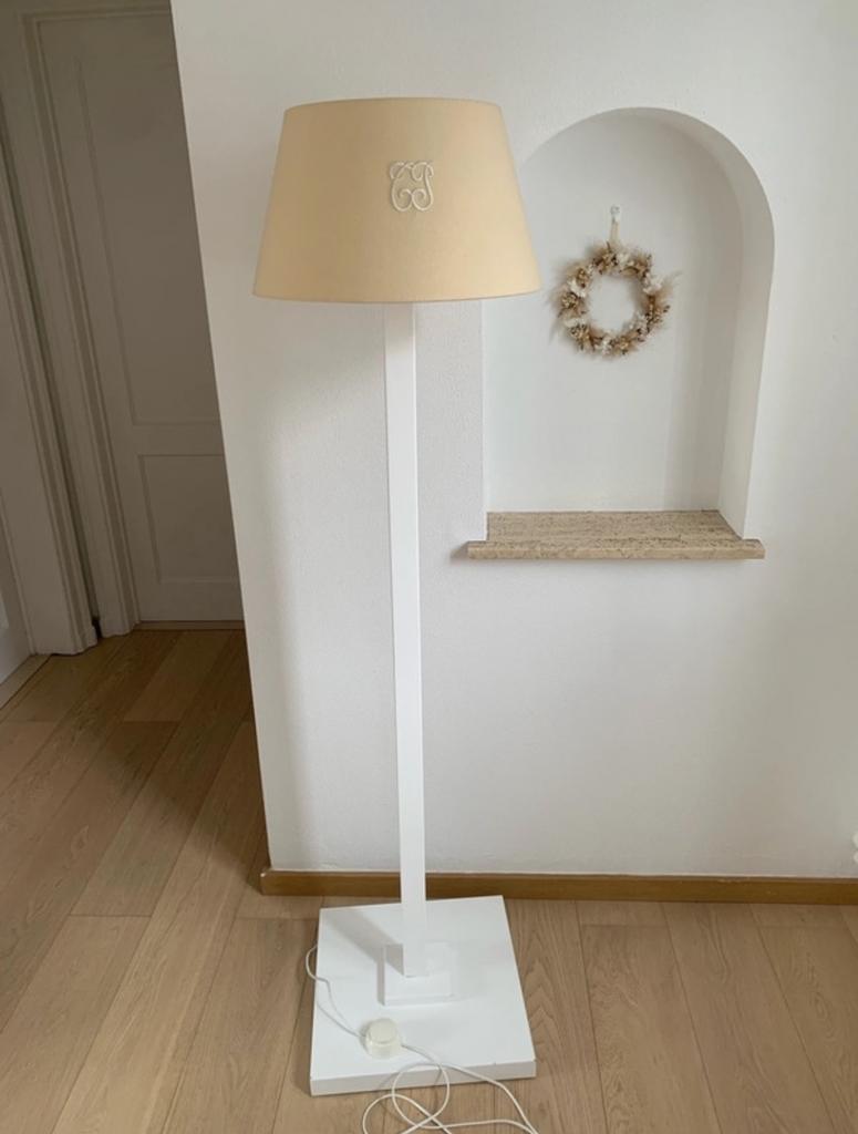 Theophile Patachou Lampe, Huis en Inrichting, Lampen | Vloerlampen, Zo goed als nieuw, Hout, Ophalen