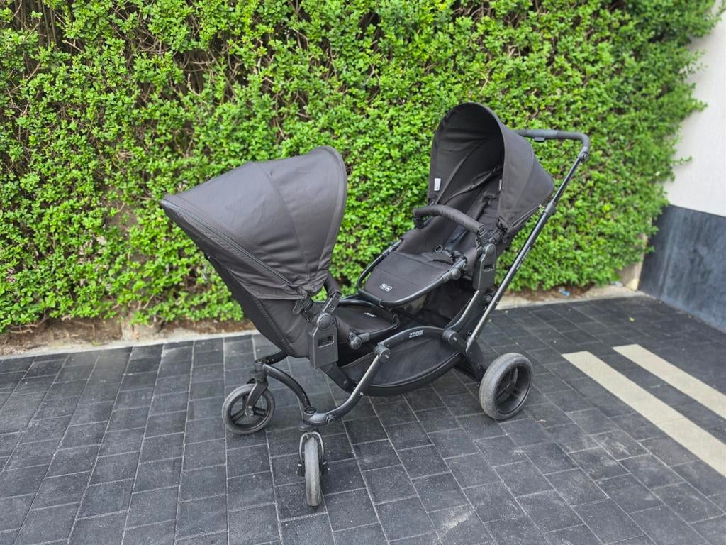 Dubbele kinderwagen van het merk ABC Design ZOOM, Kinderen en Baby's, Kinderwagens en Combinaties, Kinderwagen, Ophalen