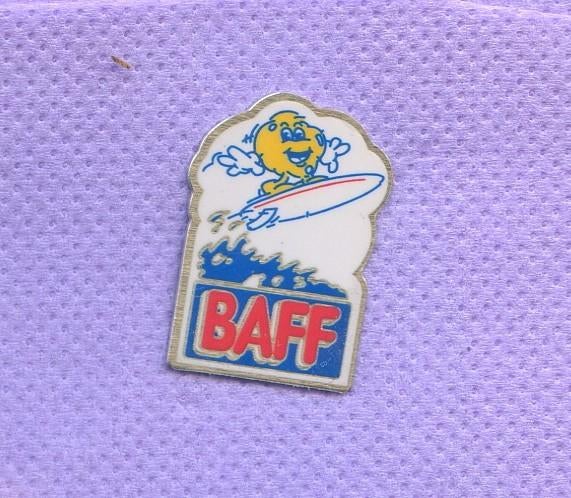 Pins Surf Baff Ab707, Verzamelen, Speldjes, Pins en Buttons, Verzenden, Gebruikt, Sport, Speldje of Pin