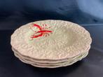 originele Carlton Ware borden,  kreeft op sla met relief, Antiek en Kunst, Ophalen of Verzenden