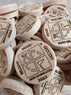 Geocaching wooden coins, woodies, Ophalen of Verzenden