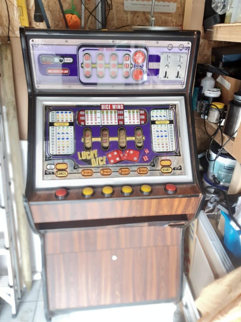 Gokkast Lucky dice '70, Verzamelen, Gulden, Ophalen