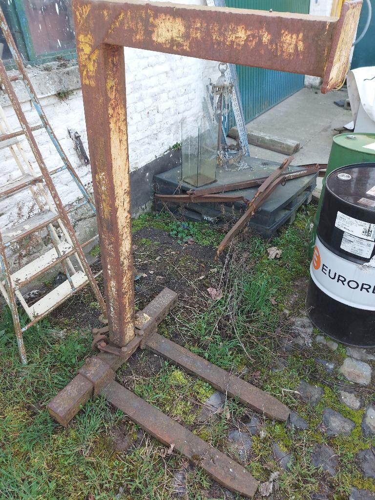 Palethaak vast, Doe-het-zelf en Bouw, Steigers, Gebruikt, Overige typen, Minder dan 2 meter, Ophalen