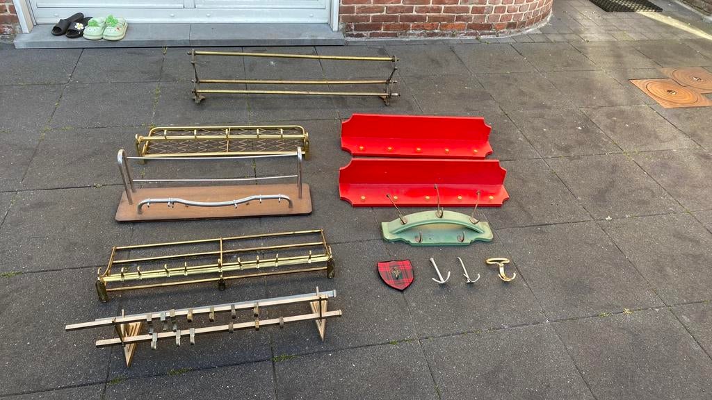 Achetez 1 porte-manteaux, 8 gratuits, Maison & Meubles, Enlèvement, Utilisé, Bois