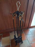 Smeedijzeren haardstel in goede staat., Ophalen