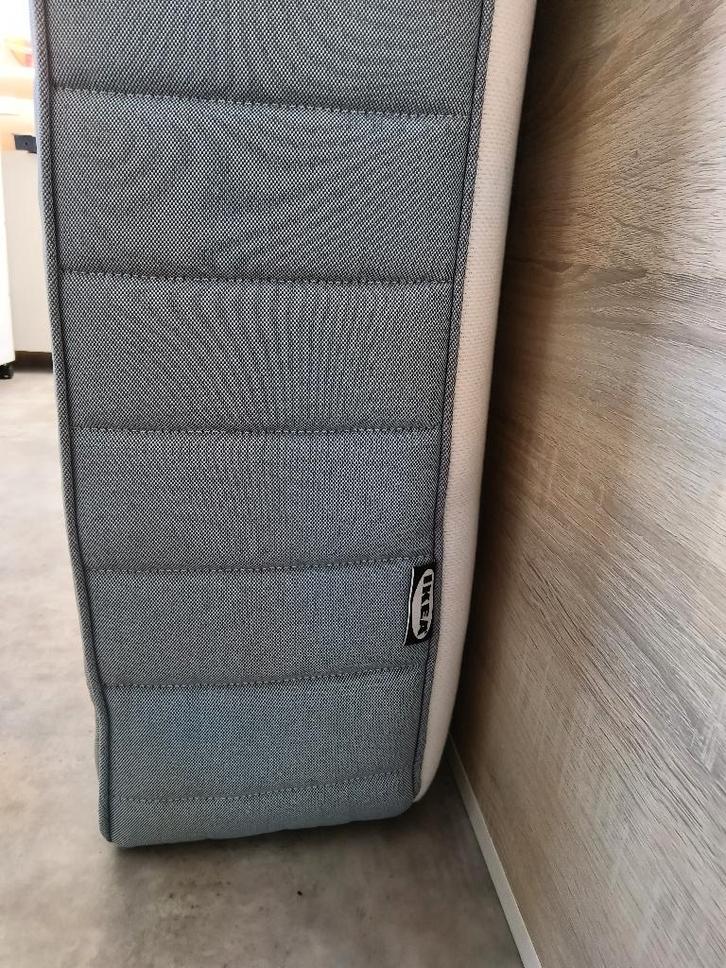 Bed gratis af te halen, Maison & Meubles, Chambre à coucher | Lits, Utilisé, Deux personnes, 160 cm, 200 cm, Métal, Bleu, Enlèvement